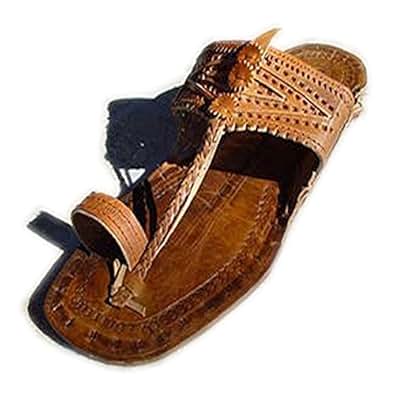 Green Unisex Water Buffalo Hippie Jesus Sandals