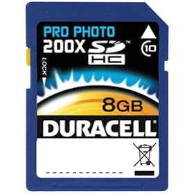 Duracell High Speed 8 GB Class 10 Secure Digital CardDU-SD1008G-C