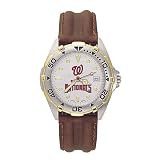 Washington Nationals Mens MLB All-Star Watch (Leather Band)