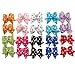 20 pcs New Lovely Dog Cat Puppy Hair Bow Ribbon Headdress Hair Accessory