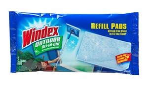 Windex Outdoor All-In-One Pads Refills, 2 count  (Pack of 9)