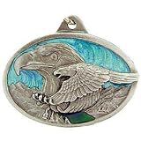 Eagle Enamel Keychain by Eagle