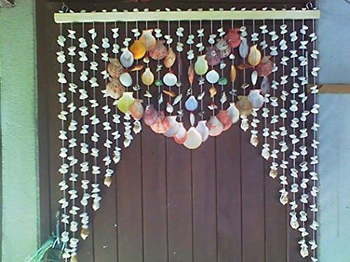 Sea shells curtains hundreds For doors or windows of the house to be beautiful or to separate the house. (pack of 1)