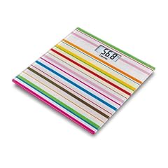 Beurer GS 27 Happy Stripes Design-Glaswaage