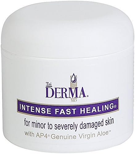 TriDerma Intense Fast Healing Cream with AP4 Virgin Aloe for Damaged Skin