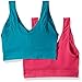 Ahh By Rhonda Shear Women's Cotton Blend Bra with Removable Pads 2 Pack