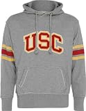 USC Trojans Youth Heather Grey Bolt Pullover Hooded Sweatshirt
