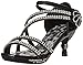 Glamour-28K Little Girls Rhinestone Heel Platform Pageant Dress Sandals