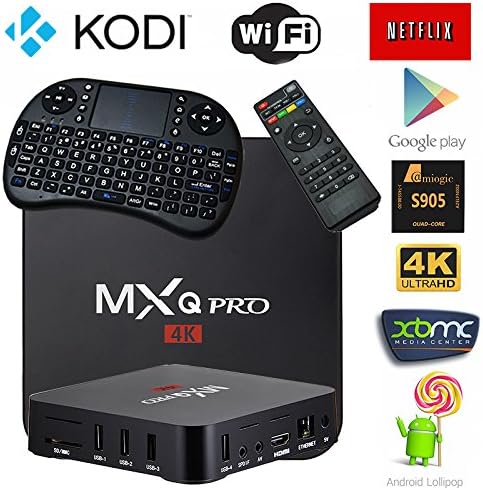 12VOLTNET PRO S905 Smart TV BOX Android XBMC Quad Core KODI 4K Media Player Keyboard