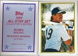 1989 Topps Glossy All Star Send In Baseball Card Robin Yount Milwaukee Brewers