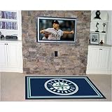 Seattle Mariners 4'x6' Rug 4X6 Floor Mat (Rug)