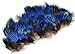 FeatherStore Peacock Plumage Feathers, Blue Hairy, 100 Pieces