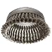 Weiler 5/8"-11 Arbor, 0.023" Wire Size, 6" Diameter, Single Row, 302 Stainless Steel Bristles, General Duty, Knot Wire Cup Brush