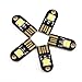 DROK® 5PCS Portable Energy Efficient Kids Child Night Light, 5V 100mA LED Keychain Light, USB Laptop Keyboard Light, White Brightest LED Lamp for Emergency Security Lighting Home Decoration
