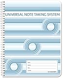 BookFactory&reg; Universal Note Taking System (Cornell Notes) / NoteTaking Notebook - 120 Pages, 8 1/2" x 11" - Wire-O (LOG-120-7CW-A(Universal-Note))