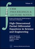 High-Dimensional Partial Differential Equations in Science and Engineering (Crm Proceedings & Lecture Notes)