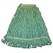 Wilen A01511, Hospital Pro M Antimicrobial Wet Mop, Small, 1-1/4" Tape Band, Green (Case of 12)