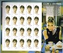 2003 AUDREY HEPBURN LEGENDS OF HOLLYWOOD #3786 Pane of 20 x 37 cents US Postage Stamps