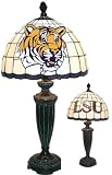 LSU TIgers Stained Glass Desk Lamp