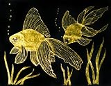 Scratch-Art Papers Scratch-Art Paper Gold & Silver Foil