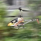 Eagle Gyro Metal Helicopter RC Electric Gyroscope Radio Remote Control 3CH Aviation Li-Po Heli with Flash LED
