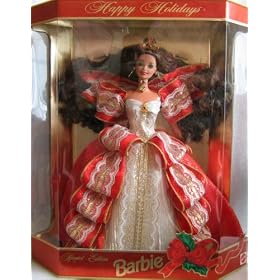 Happy Holidays Barbie Doll - Special Edition Hallmark (1997)
