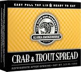 Alaska Smokehouse Crab & Trout Spread Checker Design, 3.5 Ounce Boxes (Pack of 6)
