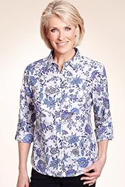 Classic Collection Pure Cotton Floral Print Blouse