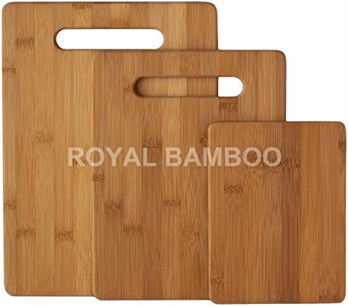 Bamboo Large Cutting Board 3pcs/set Antibacterial Fruit Chopping Board Chopping Blocks Cutting Board With Handle