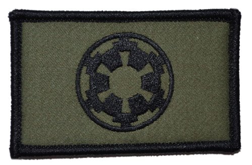 Galactic Empire Imperial Seal Star Wars 2x3 Military Patch / Morale Patch - Olive Drab
