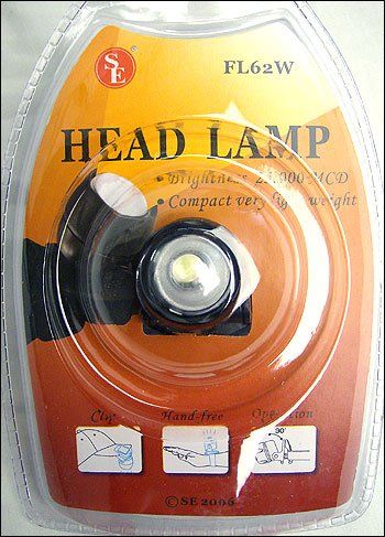 SportingGoods: Head Lamp Light Headlamp Compact Waterproof Camping