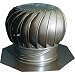 Ventamatic Wind Turbine Attic Exhaust - Internal Bracing, Aluminum, 12in., Weathered Gray, Model# CX12IBALWG