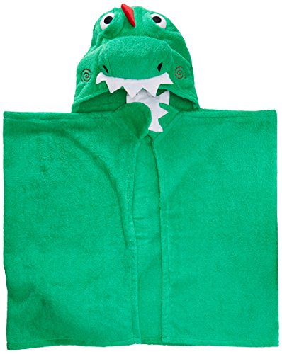 ZOOCCHINIZOOCCHINI Kids Plush Terry Hooded Bath Towel (Devin The Dinosaur)