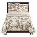 Maxine Paisley Print 300Tc Duvet Set - Mocha