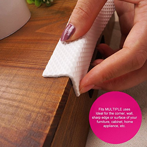 Baby Mate 12 PCS Safety Wall Edge Guards Soft & Extra Dense Wall Edge