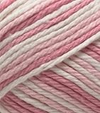 Spinrite Sugar'n Cream Yarn, Ombres, Strawberry Cream