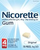 Nicorette Gum Starter Kit, Original, 4 mg, 110 Count Box