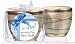 Baby Keepsake: Its a Boy Gift Wrap Design Personalized Elegant Scented Pottery Votive Candles - Unas