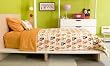 Pixel Organics Organic Twin Bed Set in "Lions"