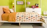 Pixel Organics Organic Twin Bed Set in Lions