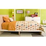 Pixel Organics Organic Twin Bed Set in Lions by Pixel Organics