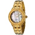 Invicta Women`s 0268 II Collection Diamond Accented 18k Gold-Plated Watch