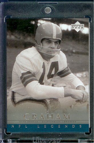 2000 Upper Deck Legends # 10 Otto Graham Cleveland Browns Football Card - Mint Condition - Shipped In Protective ScrewDown Display Case!