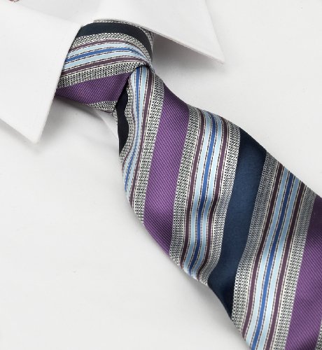 Italian Collezione Pure Silk Zanelli Stripe Tie