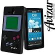 Avizar - Etui Coque en Silicone Souple Game Boy R�tro en relief pour Sony Xperia U - Noir