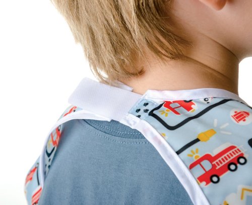 Bumkins ジュニアビブ【Fire Engine(蓝色)】 B