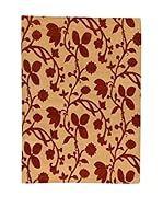 Design Community By Loomier Alfombra Nepal 100K (Rojo/Beige)