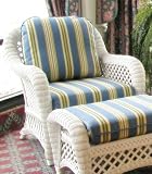Strathwood Camano All-Weather Wicker Arm Chair Cushion and 24-inch Square Pillow