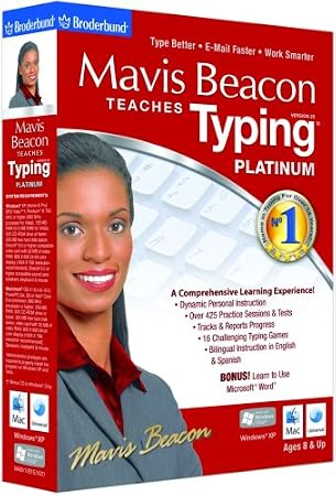 Mavis Beacon Teaches Typing Platinum V20 (Mac/PC)
