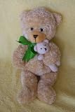 Teddy Bear and Baby - Plush Stuffed
